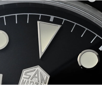 San Martin 39mm NH34 GMT Men's Luxury Watch Bidirectional Aluminum Bezel Automatic Mechanical Sapphire 100M Waterproof SN0109