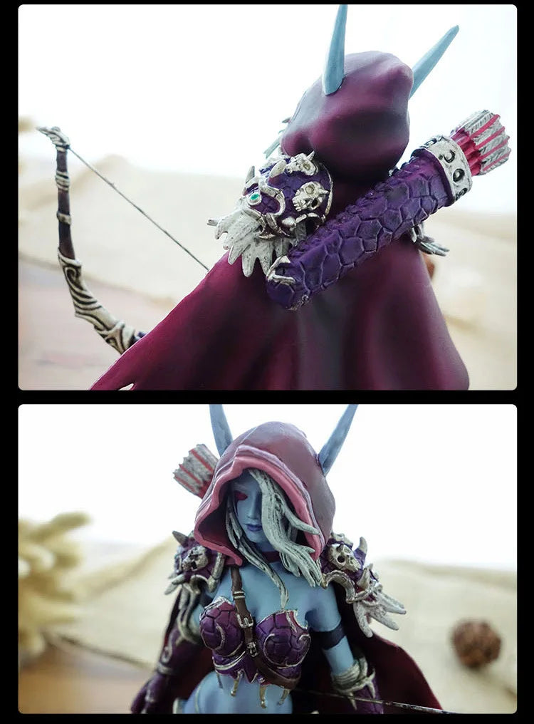 Φιγούρες δράσης Sylvanas Windrunner World Of Warcraft, Βασίλισσα των Απέθαντων, χειροποίητα μοντέλα συλλογής, διακοσμητικά, δώρα και παιχνίδια για παιδιά