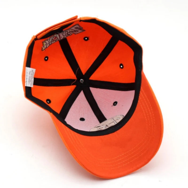 Dragon Ball Son Goku Unisex Gui Wu Embroidery Baseball Caps Spring and Autumn Outdoor Adjustable Casual Hats Sunscreen Hat