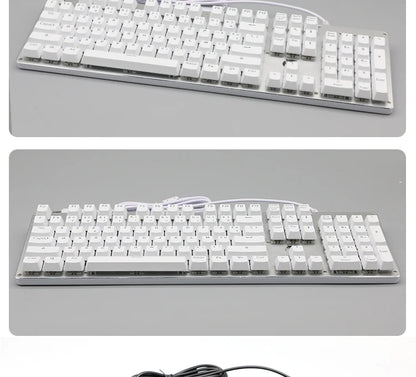 104 teclas retroiluminadas coreanas, francesas, rusas, españolas y alemanas para teclado mecánico con interruptores MX, perfil OEM, teclas ABS DIY