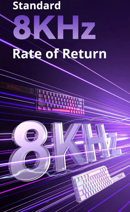 AULA WIN 68 HE Tastatur mit magnetischen Schaltern RT Gaming-Mechanische Tastatur kabelgebunden 8KPolling Rate Full-Key Hot-Swappable