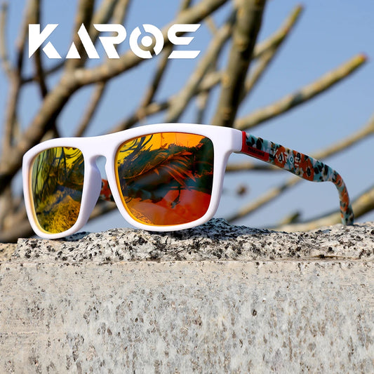 KAROS Polarized Sunglasses Unisex Car Driver Anti-Glare Goggles Outdoor for travel fishing beach UV400 eyeglasses