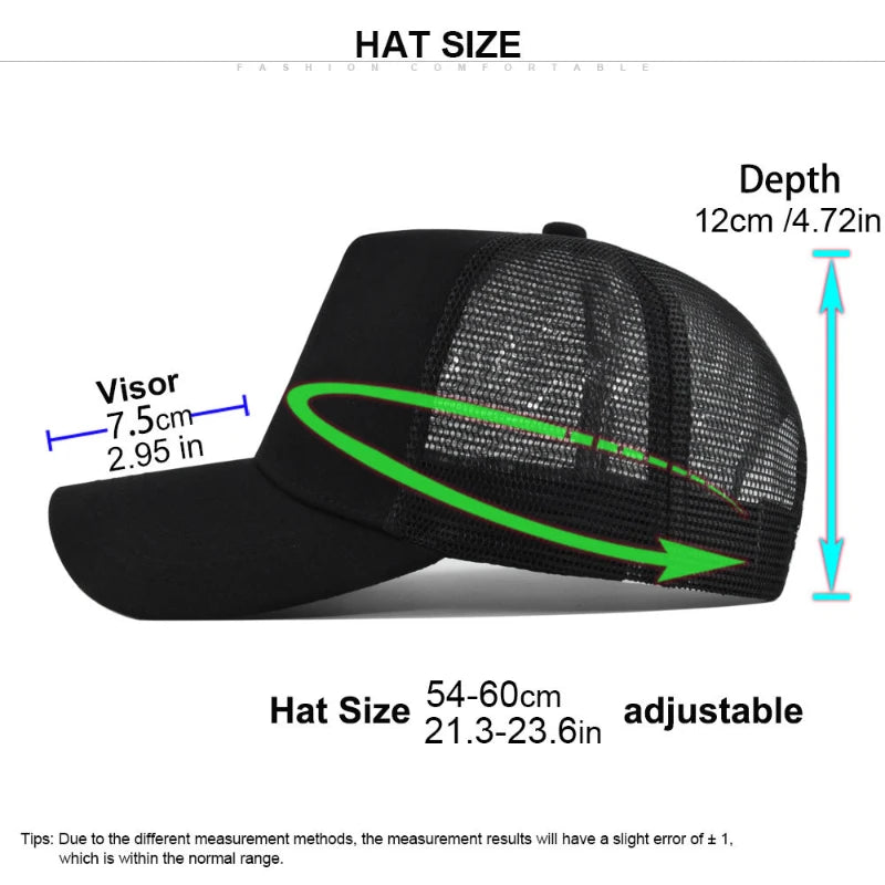 Customized Logo Hard Top 5 Panels Mesh Baseball Cap For Men Women Advertising Cap Breathable Sun Hat Solid Color Visor Gorra