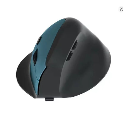 Mouse wireless Bluetooth 5.0 2.4G ergonomico 4000DPI con 6 pulsanti silenziosi per MacBook, tablet, laptop e computer PC