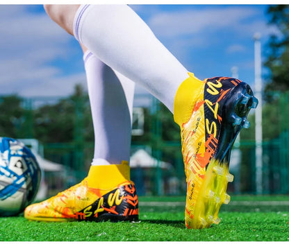 Botas de fútbol profesionales para hombre, zapatillas de fútbol Society, tacos de fútbol FG ultraligeros para entrenamiento, calzado deportivo de fútbol para exterior