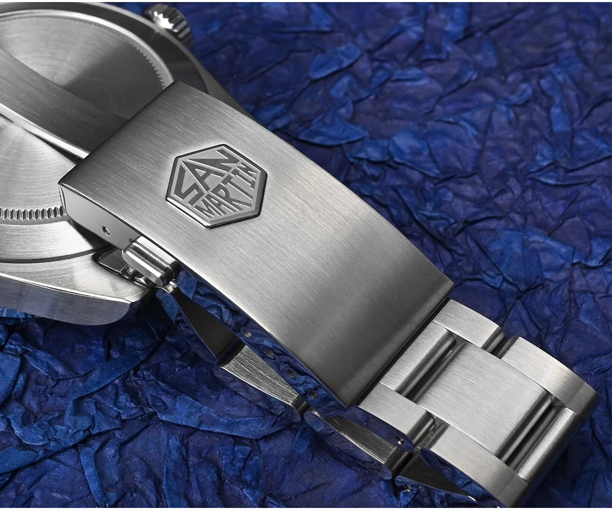 San Martin Neue 39mm NH34 BB GMT Automatikuhr, mechanische Sportuhr, Saphirglas, Leuchtanzeige, wasserdicht bis 100m, für Herren, Relogio SN0054