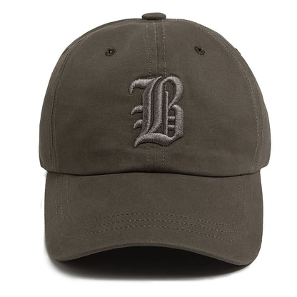 Summer Fashion Men's Baseball Cap Letter Embroidered Cotton Trucker Hat Casual Outdoor Soft Top Visor Cap Women Baseball Caps