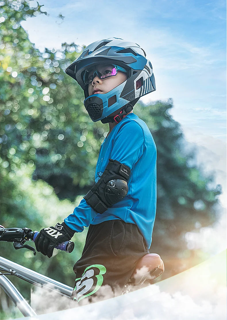 ROCKBROS Kids Polarized Photochromic Cycling Glasses UV400 Protection Outdoor Sports Sunglasses Child MTB Bicycle Eyewear