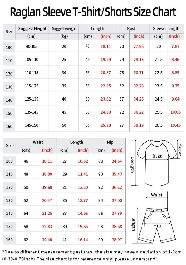 Dragon Ball T-shirt Children's Set Anime Character Wukong Super Sailor Set Boys' T-shirt Children's Summer Set