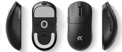 Ratón gaming inalámbrico ligero MCHOSE A7 V2 con doble tasa de sondeo de 8,000Hz, PAW3950 TI, para gaming, esports y oficina