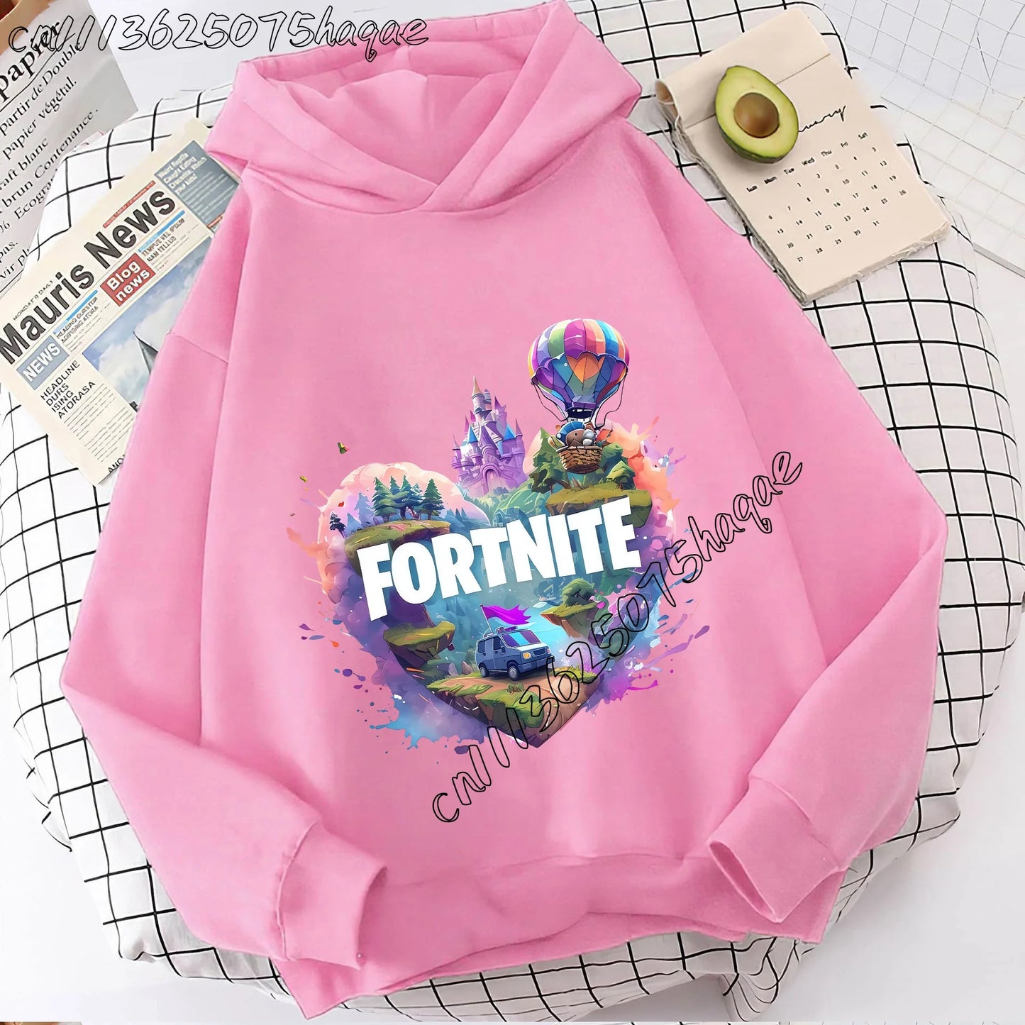 Fortnite Kids Hooded Coats Anime Fortnite Sweatshirts Game Spring Autumn Hoodies Sportswear Children Clothes Gift