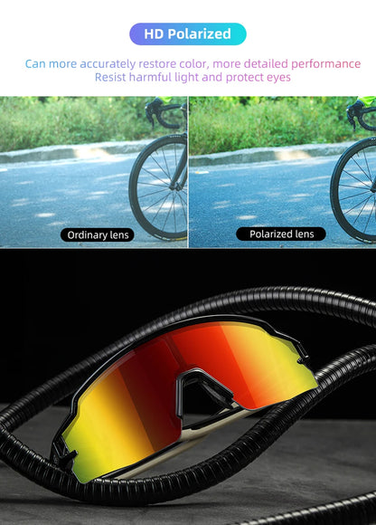 ROCKBROS Cycling Glasses Photochromic Glasses Bicycle Glasses Eyewear Goggles Windproof Bicycle Outdoor Sports Sunglasses