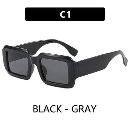 BOYSEEN Thick Frame Rectangle Sunglasses For Man Can Make Prescription Lens 2026 Street Style Orange Sunglasses