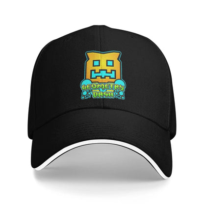 Geometry Gaming Cube Dash Baseball Caps Hip Hop Extreme Demon Sandwich Cap Unisex Style Adjustable Dad Hat Running Golf