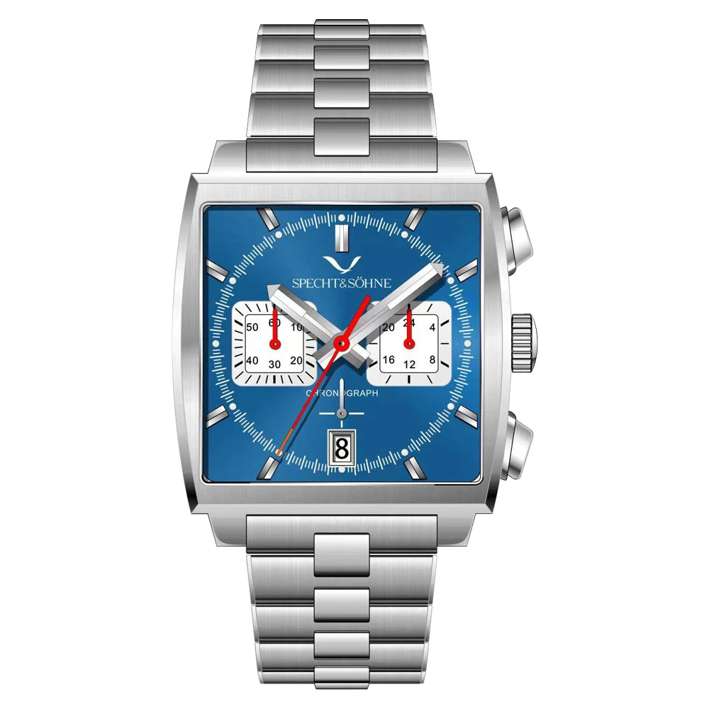 Specht&Sohne 2025 New Men's Watches Quartz Sport Watch Stainless Steel Leather Strap Japan Miyota VK63 Chronograph