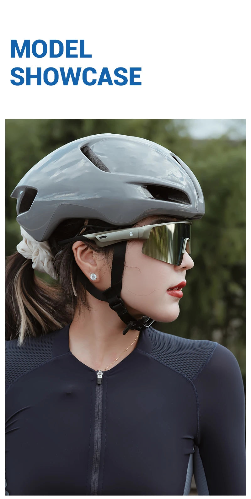 Kapvoe Bluetooth Sunglasses Smart Cycling Glasses Wireless UV400 Protection Goggles Telephone MP3 Sports Cycling Glasses Men