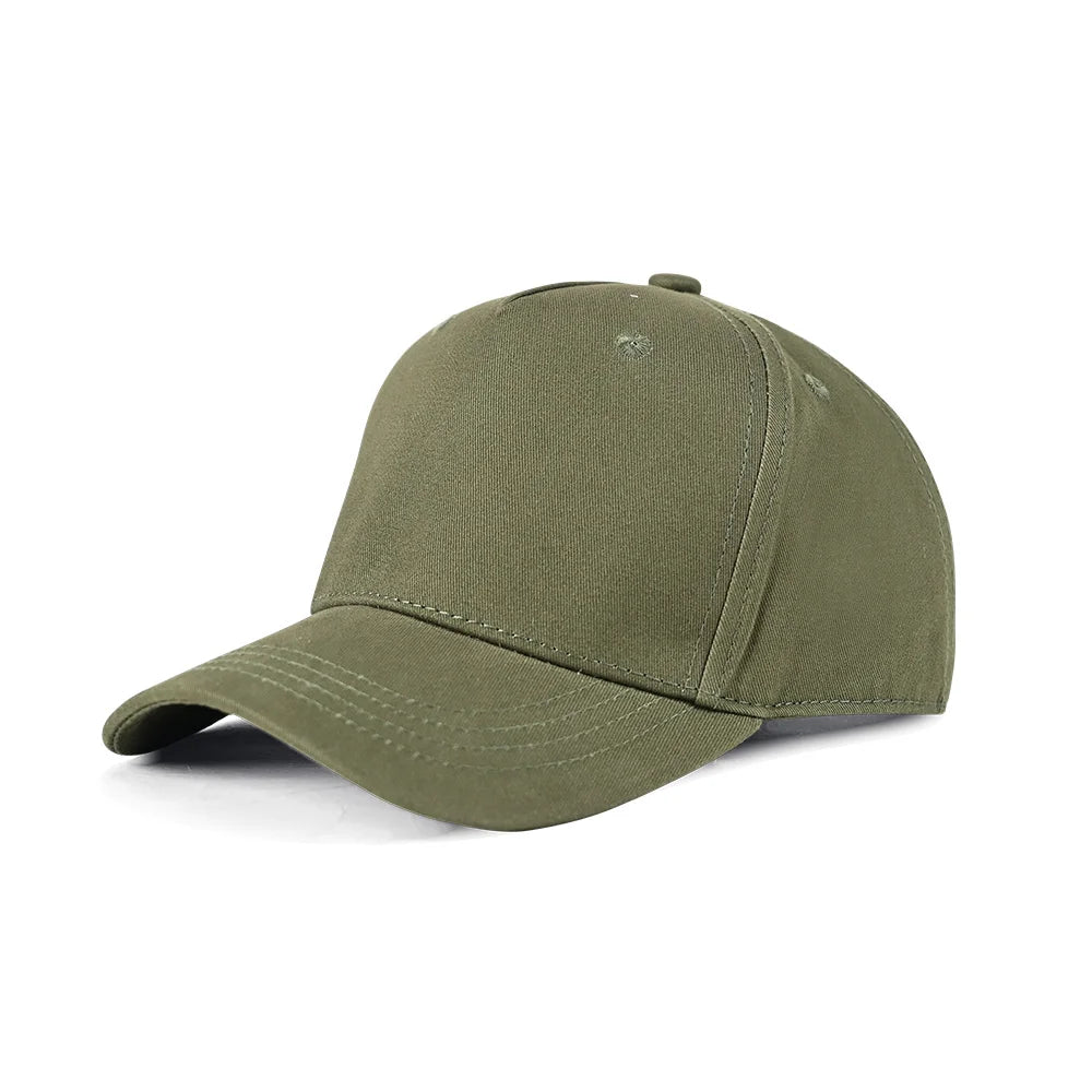 Wholesale Solid Color No LOGO Letters Cotton Hat Black White Hat Baseball Cap Fashion High Quality Men Visor Lady Leisure SunHat