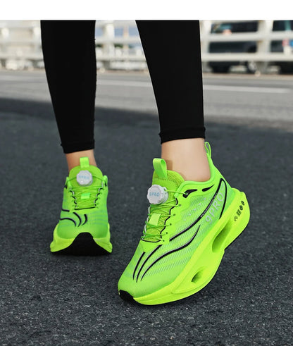 Zapatillas de running para hombre y mujer, transpirables, deportivas de competición, con amortiguación de carbono, ligeras, para jogging y entrenamiento masculino