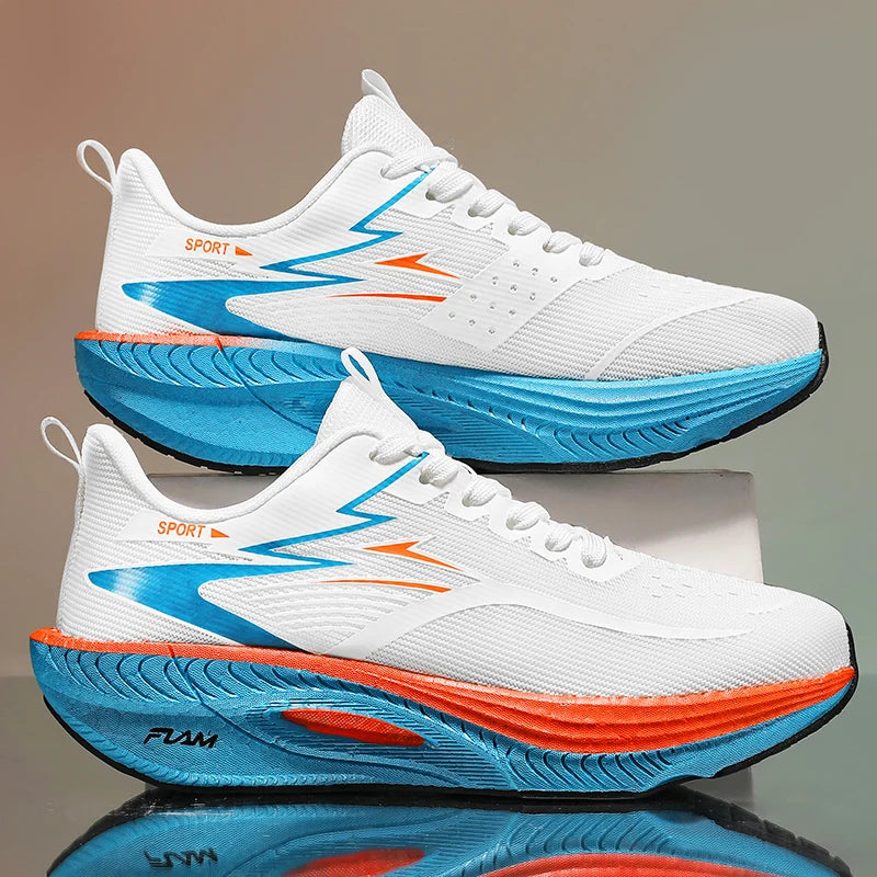 Scarpe sportive da running da uomo per maratona, con cuscino d’aria, traspiranti, leggere e confortevoli, sneakers atletiche outdoor da donna per jogging e tenis