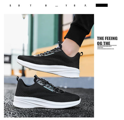 Leather Men's Sneakers Trendy Casual Italian Breathable Leisure Male Sneakers Non-Slip Footwear Men Vulcanized Shoes