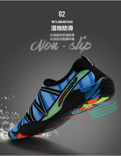 Aqua Shoes Quick Dry Beach Water Shoes Unisex Swim Aqua Slippers Barefoot Surfing Upstream Sneakers Light Summer Outdoor Socks