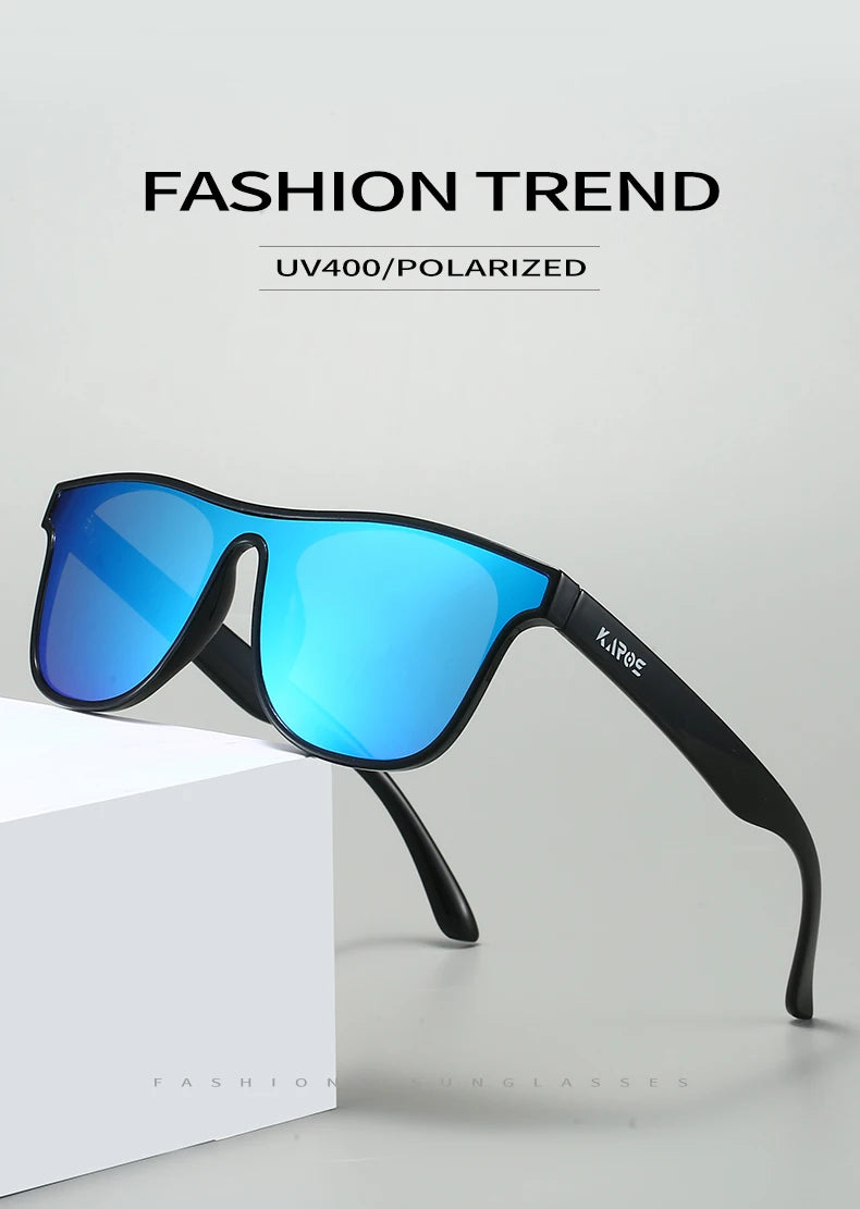 KAROS Polarized Sunglasses For Men Women Square Oversized Anti Glare Driving Eyewear Mirror Sun Glasses Women UV400 Goggles YZ20