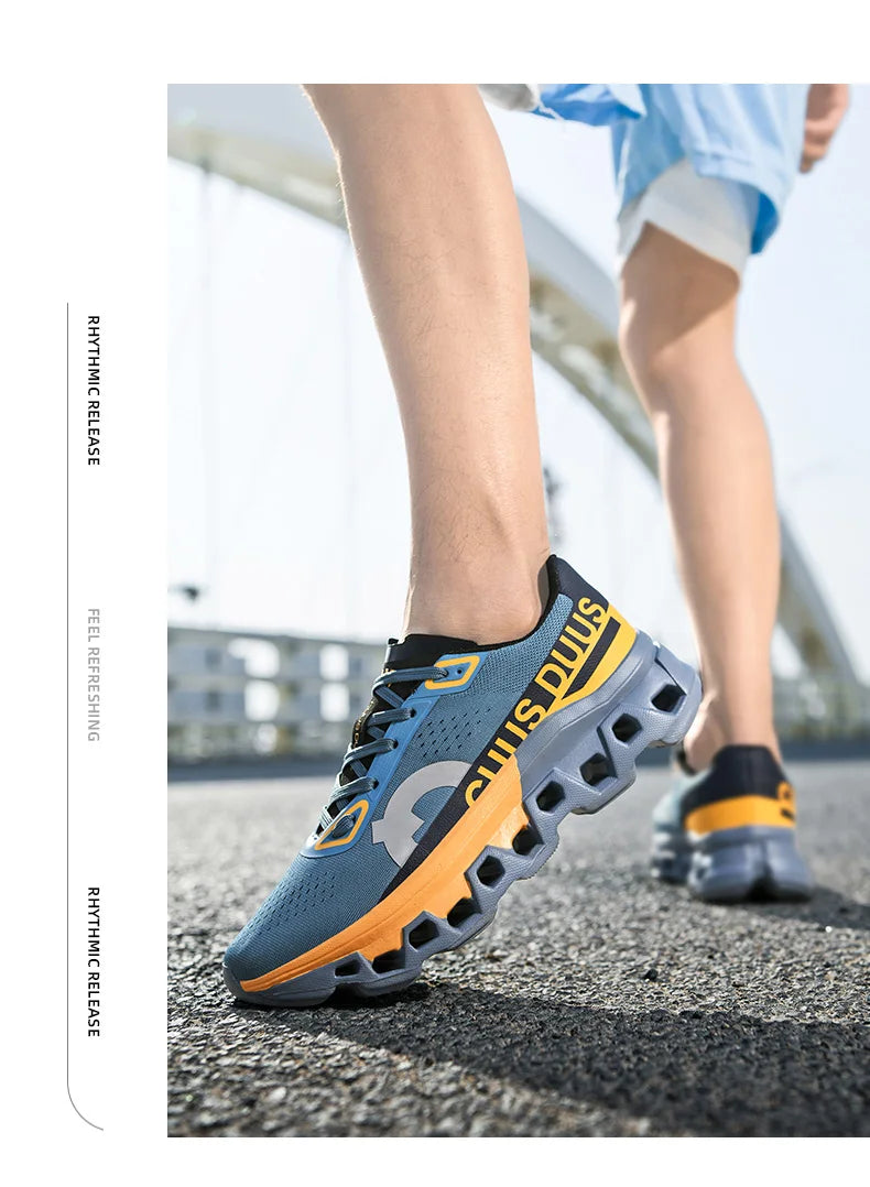 Men's Running Shoes Off-road Shoes Cushioning Jogging Non-Slip Breathable Mesh Luxury shoes Outdoor Couple Trainer Race Sneakers