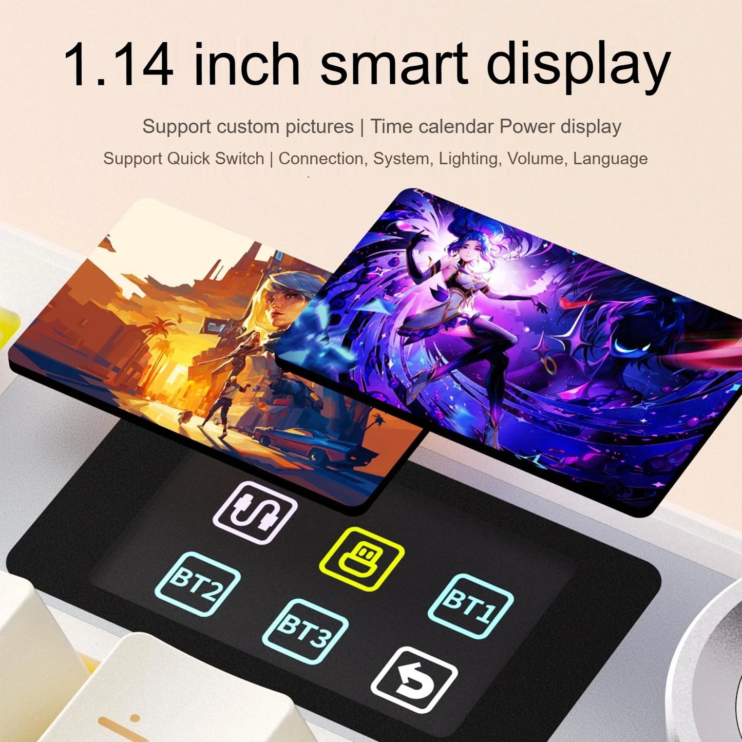 AULA F108 PRO Mechanische Tastatur Custom 100%-Layout RGB-Hintergrundbeleuchtung Kabellos Bluetooth Hifi-Switch Gaming-Tastatur