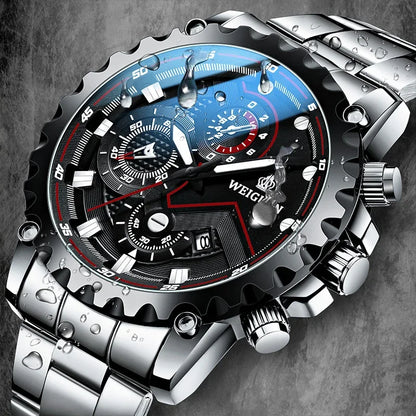 Black Samurai Watch Men's Waterproof Luminous Watch Personalized Fashion Business Luxury Wearable Watch