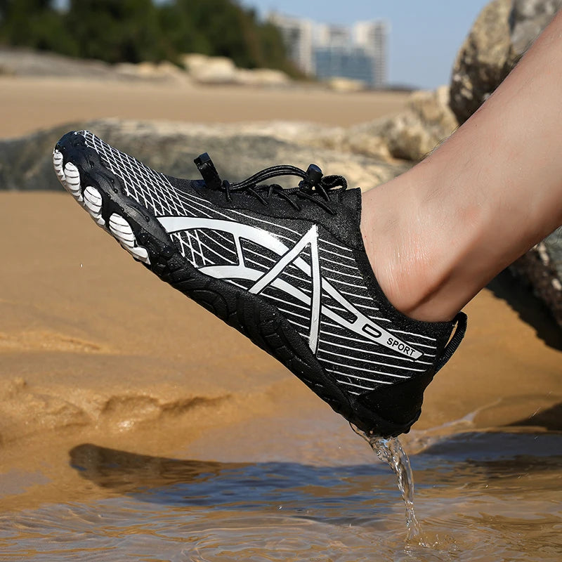 „Aqua Shoes“ vyriški vandens batai, basų kojų paplūdimio batai, unisex greitai džiūstantys lauko batai su vata, sporto salės treniruočių avalynė, sportiniai bateliai, dydžiai 35–46