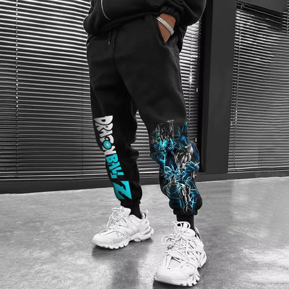 Pantaloni da uomo Dragon Ball Sportswear Broly primavera, autunno e inverno, anime giapponese, jogger Y2K Harajuku in cotone