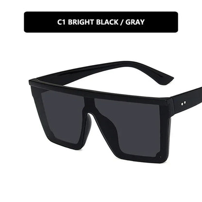 KLASSNUM Retro Black Square Sunglasses Men Outdoor Night Vision Fashion Sun Glasses Classic Male Shades Driving Gafas De Sol