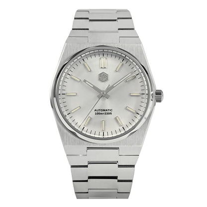 San Martin klassische Herrenuhr 40mm Miyota 9015 Luxus-Dresswatch Automatik-Mechanikuhr mit Schnellwechselarmband SN0023 Reloj