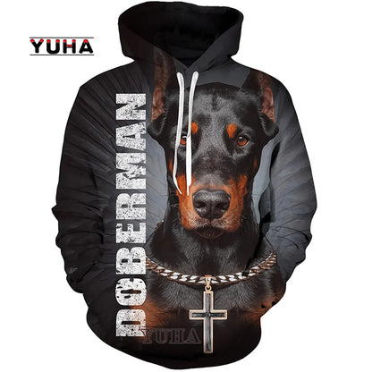 Neuer Wolf-Tattoo-Vegvisir Schwarz-Weiß 3D-Allover-Print Herren-Hoodie & Sweatshirt Unisex Casual Herbst-Trainingsanzug