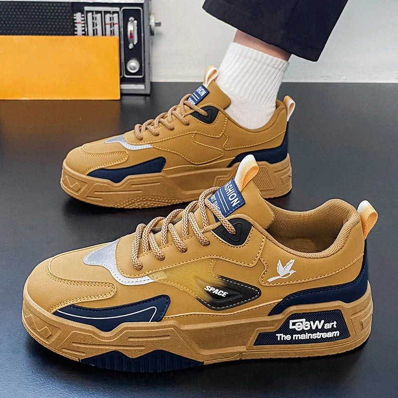 Men's Skate Shoes, Casual Sports Shoes, Men's Street Fashion Casual Shoes, Light, Comfortable, Versatile and Suitable for All Seasons