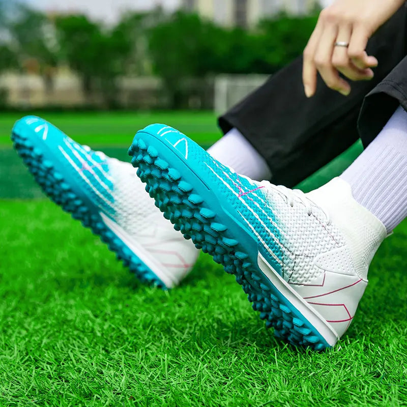 Chaussures de football professionnelles pour homme, crampons de football pour adulte, baskets de sport d'extérieur, ultralégères pour l'entraînement