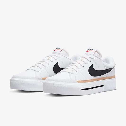 Sapatilhas casuais de moda para mulher Nike, confortáveis, com sola grossa e resistentes ao desgaste DM7590-100