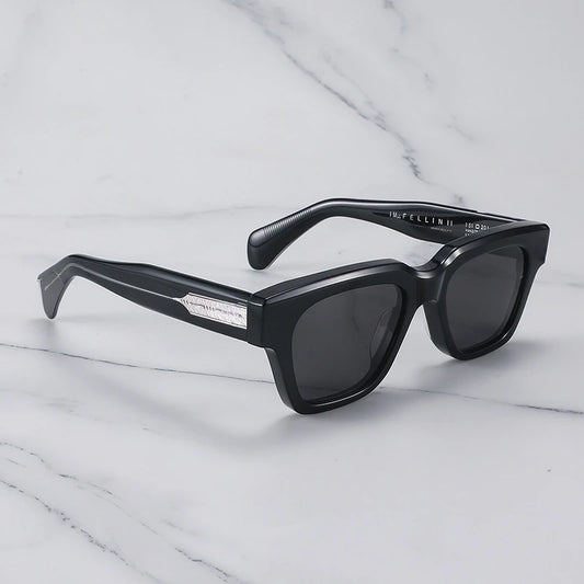 JMM FELLINI Female Sunglasses Thick Acetate Popular Luxury Woman Sunglasses 2025 Jacques Men's Sunglasses With Original Case