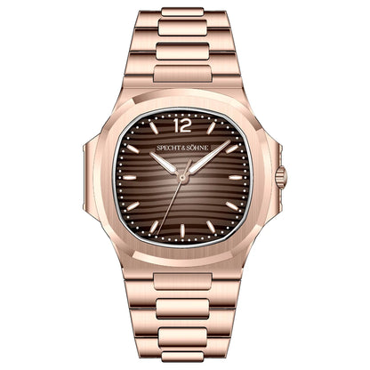 Specht & Söhne New Arrivals Men's Watch Rose Gold 5711 Classic Sports Watches Ultrathin Stainless Steel Sapphire 50M Waterproof