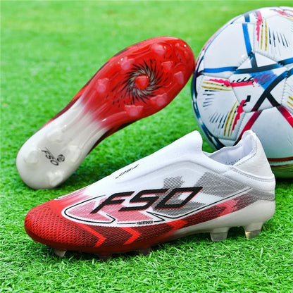 Nouvelles chaussures de football pour hommes, chaussures de football respirantes à haute cheville, ultralégères, antidérapantes, chaussures de sport de haute qualité, pour match en plein air