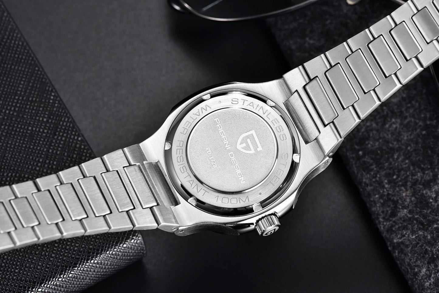 PAGANI DESIGN 2026 Neue luxuriöse Automatikuhr für Herren, mechanische Armbanduhr aus Edelstahl mit Saphirglas, 40MM, Barrel-Zifferblatt