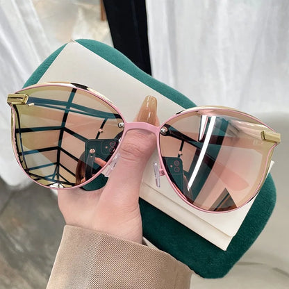 Fashion Classic Polarized Sunglasses for Women Cat Eye Brand Sun Glasses Luxury Round Eyeglasses UV400 Gafas De Sol