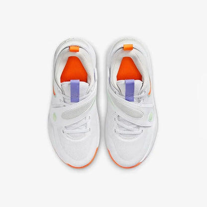 Nike Cushioning and Wear-Resistant Training Women's Basketball Shoes, New Team Hustle D 11 Comfortable Outdoor Mid-Top Basketball Shoes, Stylish and Versatile Patchwork White Casual Basketball Shoes, a Must-Have for the Court