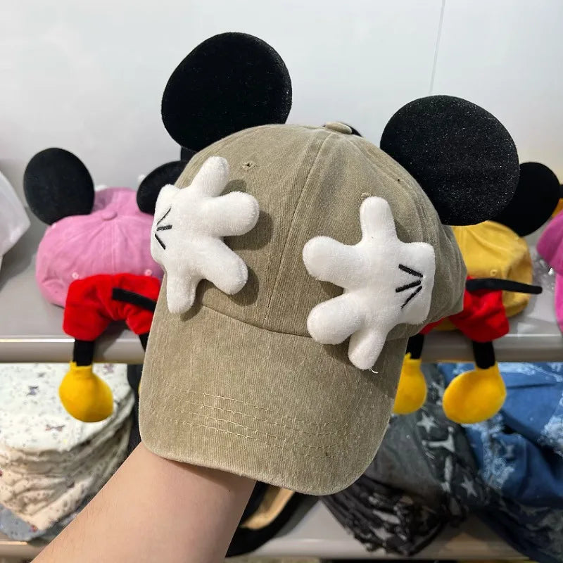 Cute Cartoon Mouse Ears Baseball Cap for Girls Anime Duckbill Sunscreen Sunshade Fashion Trend Y2K Style Outdoor Hat