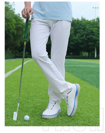 Golf Shoes Men Large Size Up to 47# Rotating Buckle Professional Non-Slip Spikeless Outdoor Beginner Training Golf Sneakers Unisex
