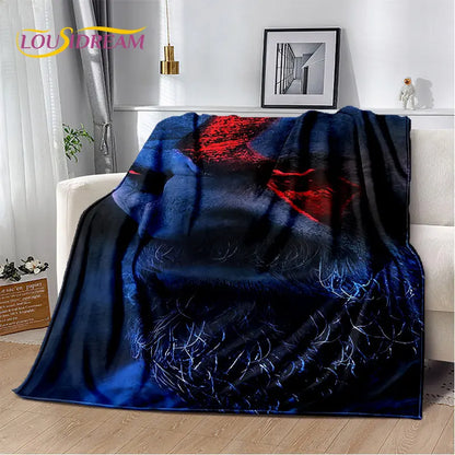 God of War Game Gamers Kratos Soft Plush Blanket,Flannel Blanket Throw Blanket for Living Room Bedroom Bed Sofa Picnic Cover Kid