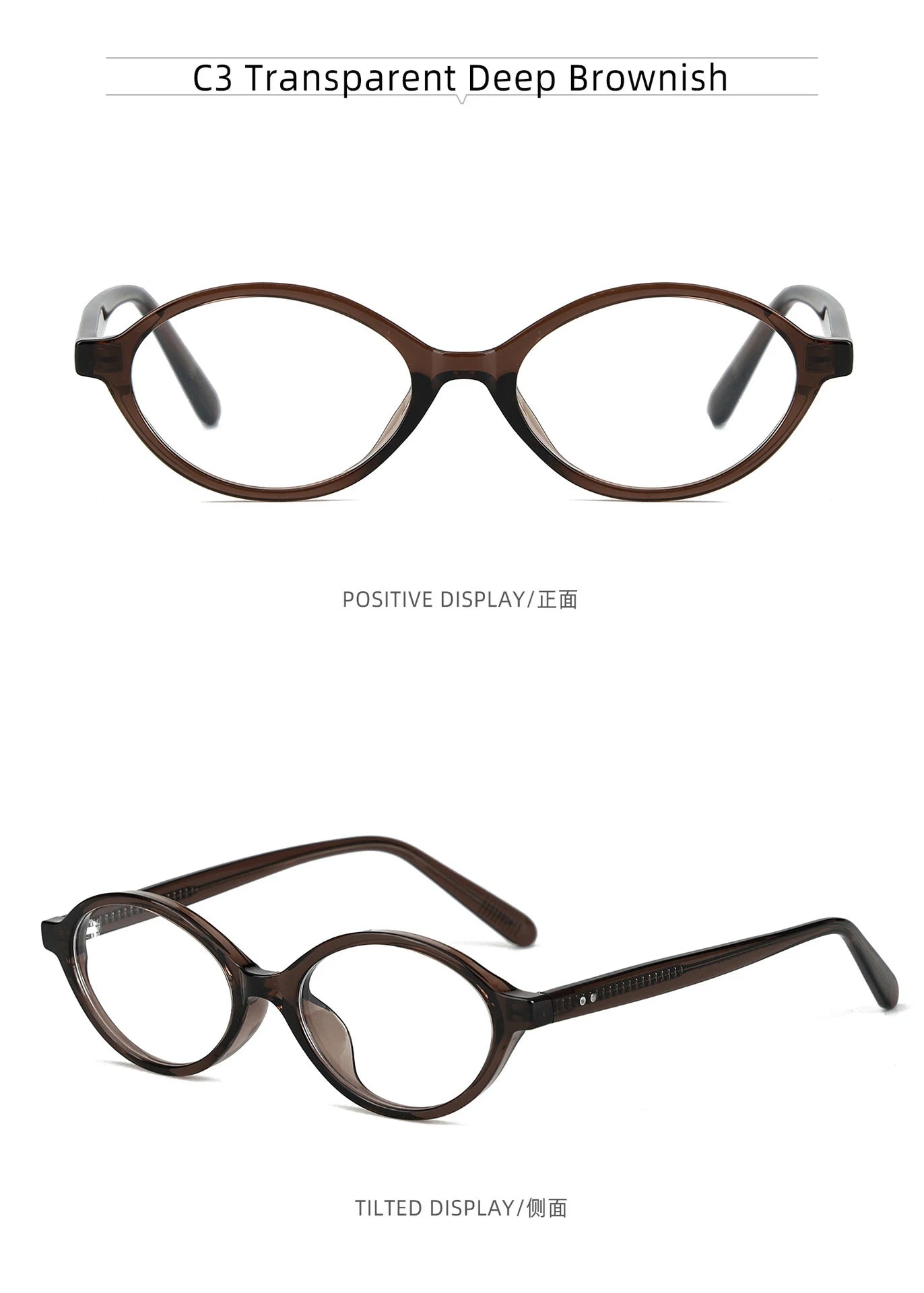 VICKY Simple Geometric Oval Small Frame Retro Design Women's Polarized Sunglasses UV Protection Customizable Prescription K9142