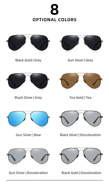 BARCUR Polarized Mens Sunglasses Pilot Sun Glasses for Men accessories Driving Fishing Hiking Eyewear Oculos Gafas De Sol