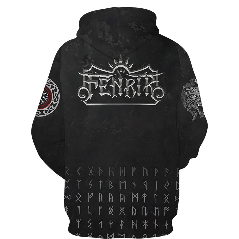 Sweat à capuz com fecho e estampado 3D de lobo, estilo streetwear, para homem/mulher, casaco com capuz unissexo casual hip-hop