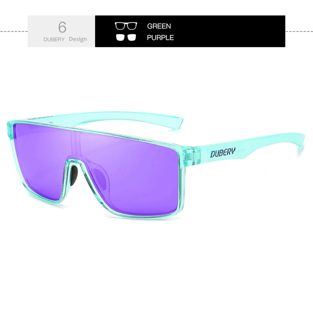 DUBERY Full Rim Polarized Sunglasses For Men And Women 9 Colors Model 379